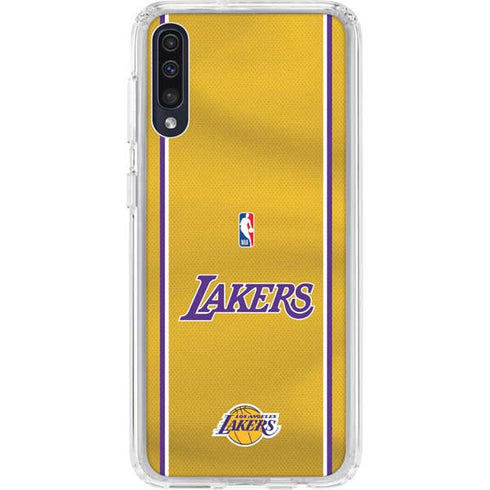 NBA Los Angeles Lakers Jersey Galaxy A50 Clear Case