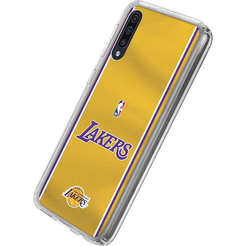 NBA Los Angeles Lakers Jersey Galaxy A50 Clear Case
