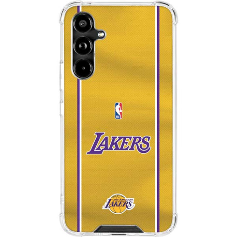 NBA Los Angeles Lakers Jersey Galaxy A54 5G Clear Case