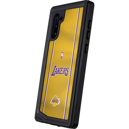 NBA Los Angeles Lakers Jersey Galaxy Note 10 Waterproof Case