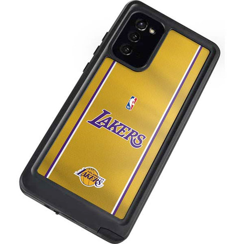 NBA Los Angeles Lakers Jersey Galaxy Note20 5G Waterproof Case