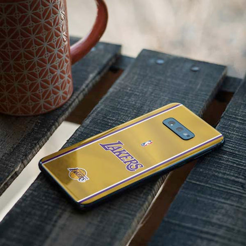 NBA Los Angeles Lakers Jersey Galaxy S10e Skin
