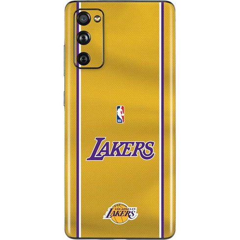 NBA Los Angeles Lakers Jersey Galaxy S20 Fan Edition Skin