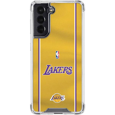NBA Los Angeles Lakers Jersey Galaxy S22 Clear Case