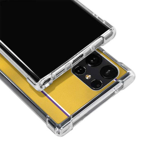 NBA Los Angeles Lakers Jersey Galaxy S22 Ultra Clear Case