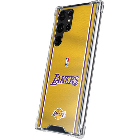 NBA Los Angeles Lakers Jersey Galaxy S23 Ultra Clear Case