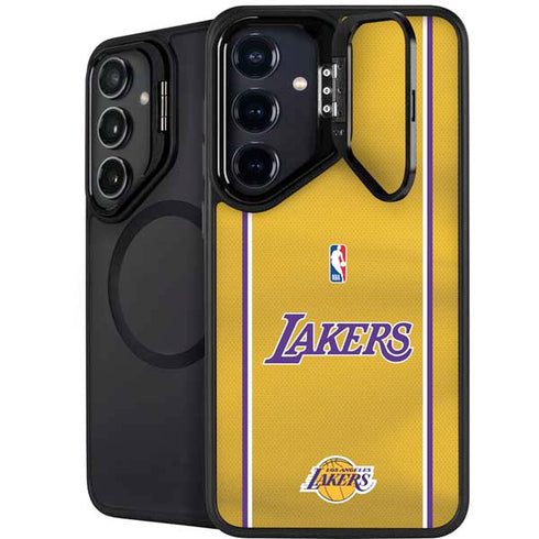 NBA Los Angeles Lakers Jersey Galaxy S25 Plus Kickstand Case
