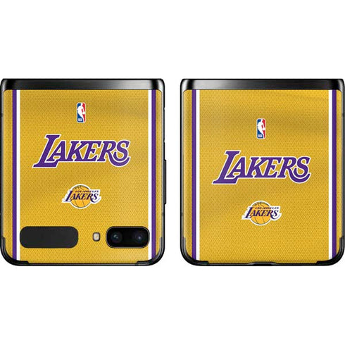NBA Los Angeles Lakers Jersey Galaxy Z Flip Skin