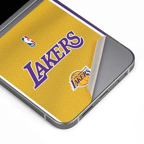 NBA Los Angeles Lakers Jersey Galaxy Z Flip6 Skin