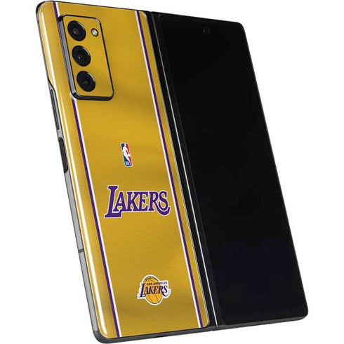 NBA Los Angeles Lakers Jersey Galaxy Z Fold2 5G Skin