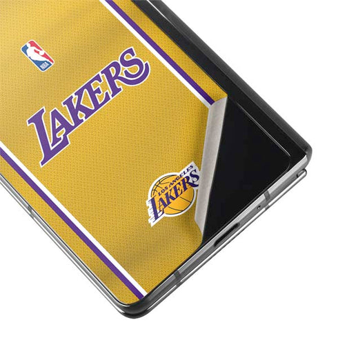 NBA Los Angeles Lakers Jersey Galaxy Z Fold2 5G Skin