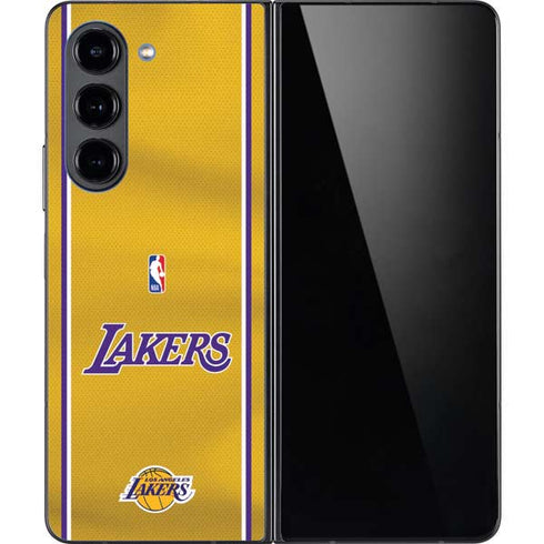 NBA Los Angeles Lakers Jersey Galaxy Z Fold5 5G Skin