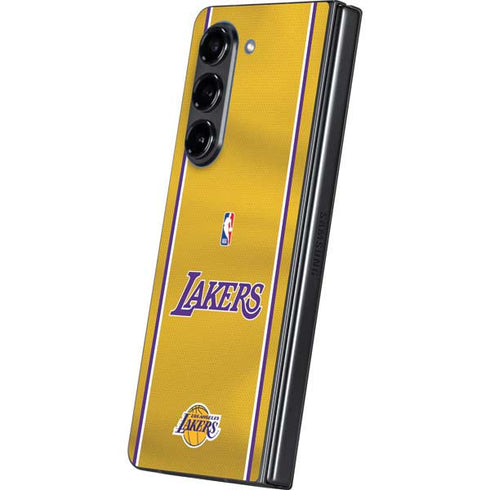 NBA Los Angeles Lakers Jersey Galaxy Z Fold5 5G Skin