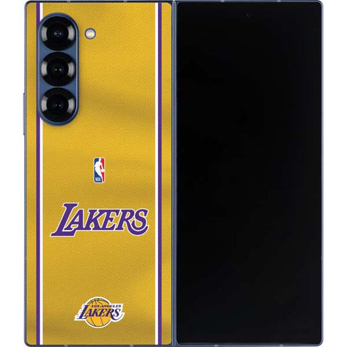 NBA Los Angeles Lakers Jersey Galaxy Z Fold6 Skin
