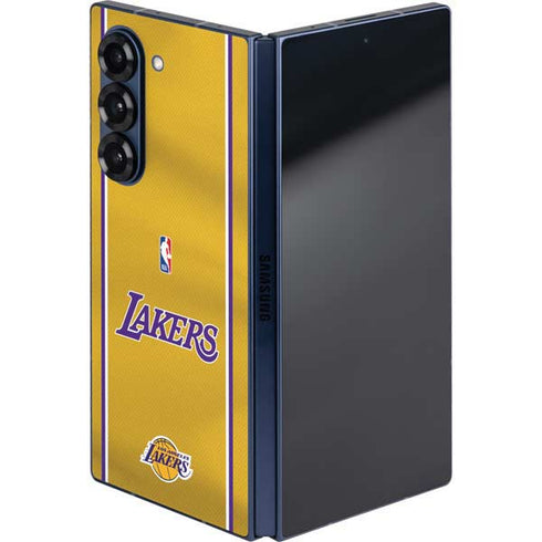 NBA Los Angeles Lakers Jersey Galaxy Z Fold6 Skin