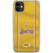 NBA Los Angeles Lakers Jersey iPhone 11 Clear Case