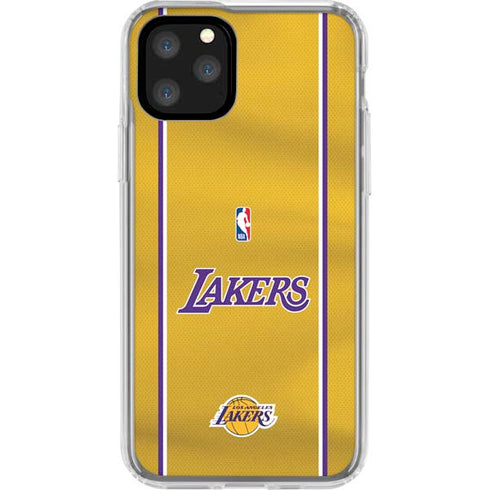 NBA Los Angeles Lakers Jersey iPhone 11 Pro Clear Case