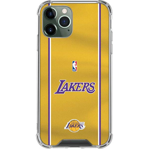 NBA Los Angeles Lakers Jersey iPhone 11 Pro Max Clear Case