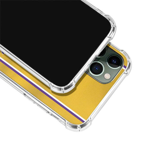 NBA Los Angeles Lakers Jersey iPhone 11 Pro Max Clear Case