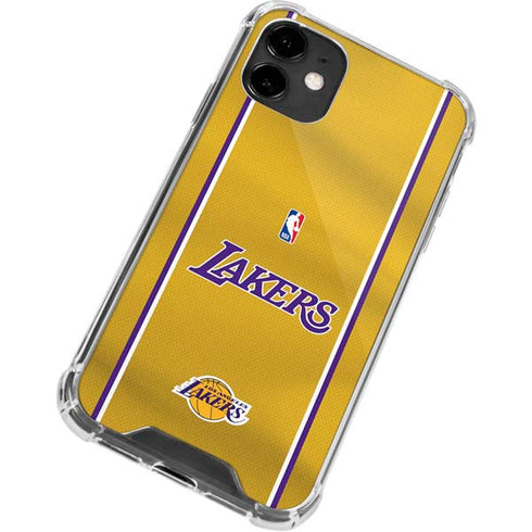 NBA Los Angeles Lakers Jersey iPhone 12 Mini Clear Case