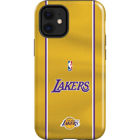 NBA Los Angeles Lakers Jersey iPhone 12 Mini Impact Case