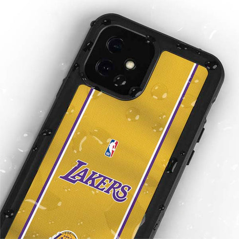 NBA Los Angeles Lakers Jersey iPhone 12 Mini Waterproof Case