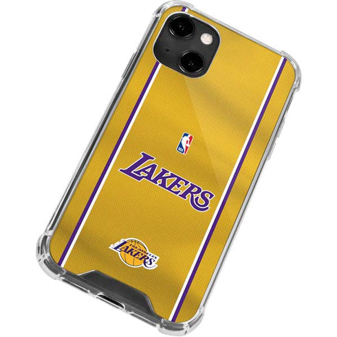 NBA Los Angeles Lakers Jersey iPhone 13 Clear Case