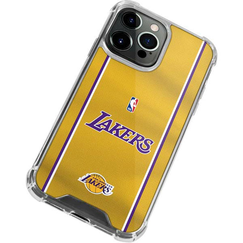 NBA Los Angeles Lakers Jersey iPhone 13 Pro Max Clear Case
