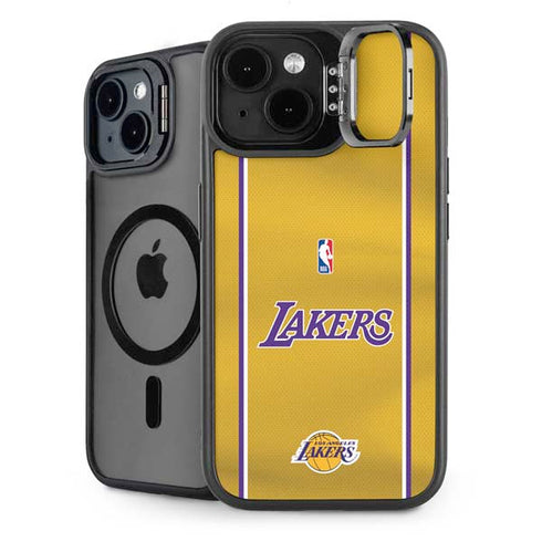 NBA Los Angeles Lakers Jersey iPhone 14 Plus Kickstand Case
