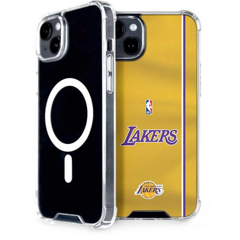 NBA Los Angeles Lakers Jersey iPhone 15 MagSafe Case