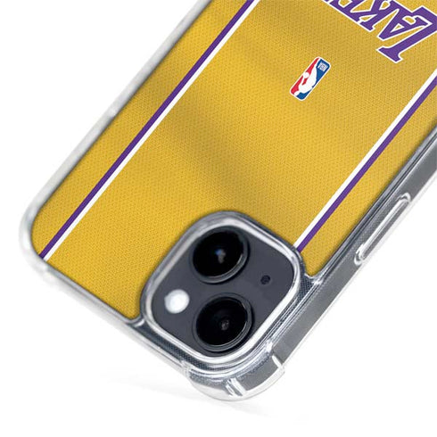NBA Los Angeles Lakers Jersey iPhone 15 MagSafe Case