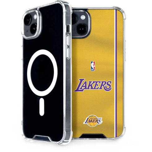 NBA Los Angeles Lakers Jersey iPhone 15 Plus MagSafe Case