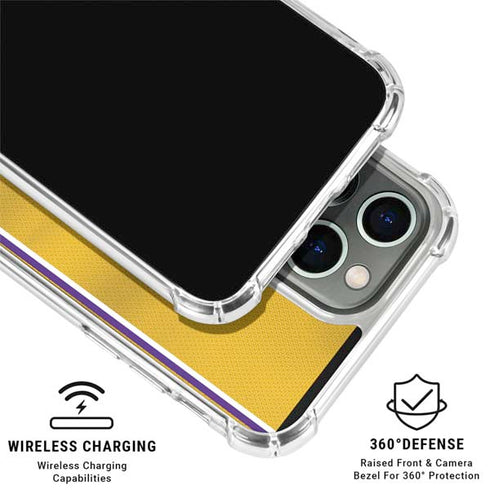 NBA Los Angeles Lakers Jersey iPhone 15 Pro Clear Case