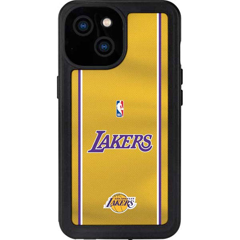 NBA Los Angeles Lakers Jersey iPhone 15 Waterproof Case