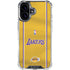 NBA Los Angeles Lakers Jersey iPhone 16 Plus Clear Case