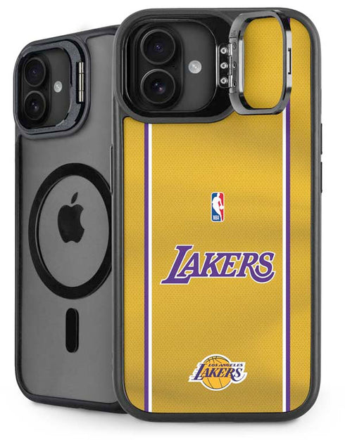 NBA Los Angeles Lakers Jersey iPhone 16 Plus Kickstand Case
