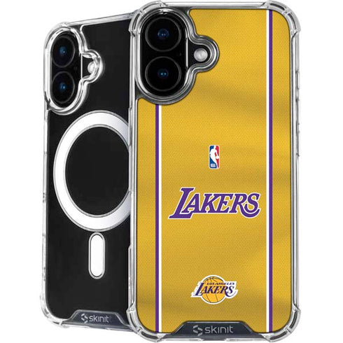 NBA Los Angeles Lakers Jersey iPhone 16 Plus MagSafe Case