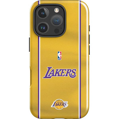 NBA Los Angeles Lakers Jersey iPhone 16 Pro Impact Case