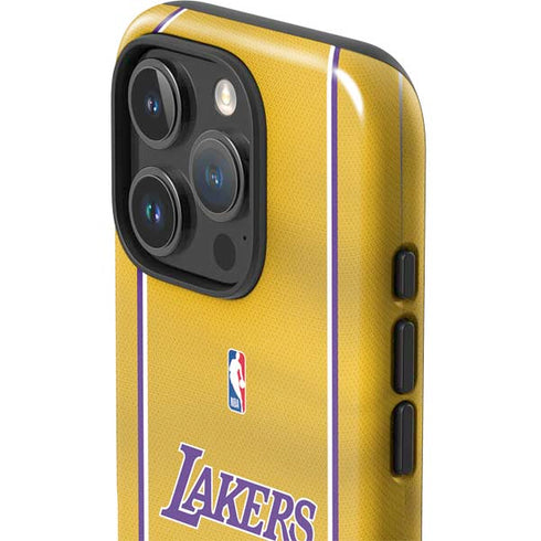 NBA Los Angeles Lakers Jersey iPhone 16 Pro Impact Case