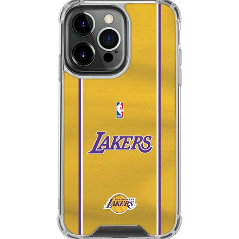 NBA Los Angeles Lakers Jersey iPhone 16 Pro Max Clear Case