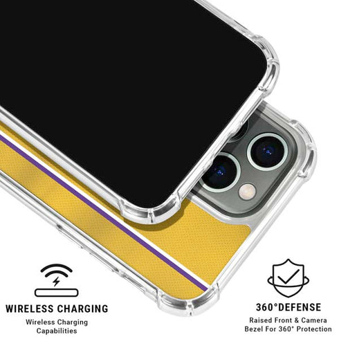 NBA Los Angeles Lakers Jersey iPhone 16 Pro Max Clear Case