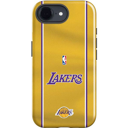 NBA Los Angeles Lakers Jersey iPhone 16e Impact Case
