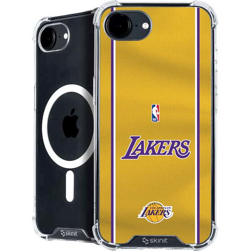 NBA Los Angeles Lakers Jersey iPhone 16e MagSafe Case