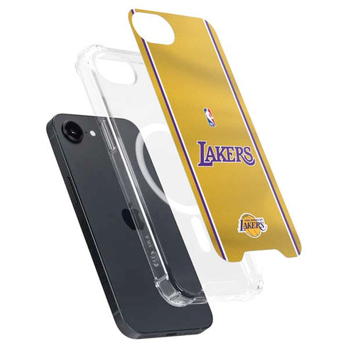 NBA Los Angeles Lakers Jersey iPhone 16e MagSafe Case