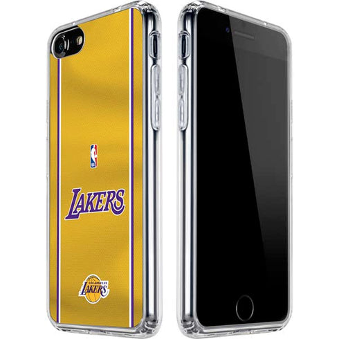 NBA Los Angeles Lakers Jersey iPhone SE (2nd & 3rd Gen) Clear Case