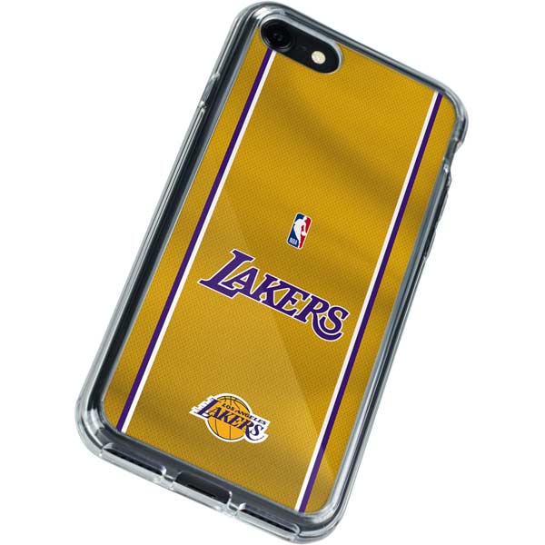 NBA Los Angeles Lakers Jersey iPhone SE (2nd & 3rd Gen) Clear Case NBA Los Angeles Lakers Jersey iPhone SE (2nd & 3rd Gen) Clear Case