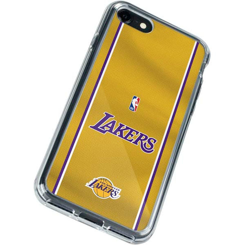 NBA Los Angeles Lakers Jersey iPhone SE (2nd & 3rd Gen) Clear Case