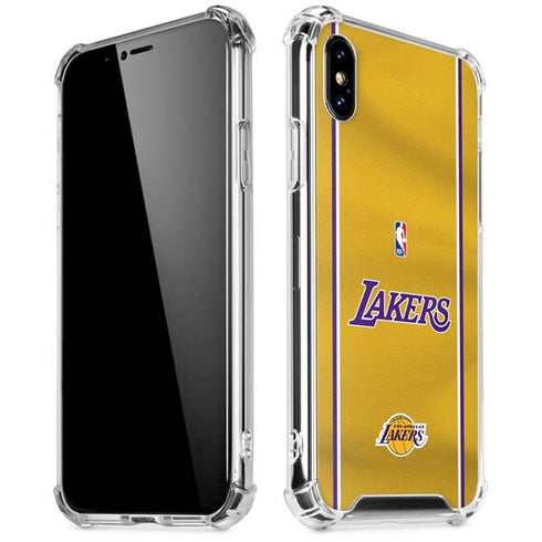 NBA Los Angeles Lakers Jersey iPhone X/XS Clear Case