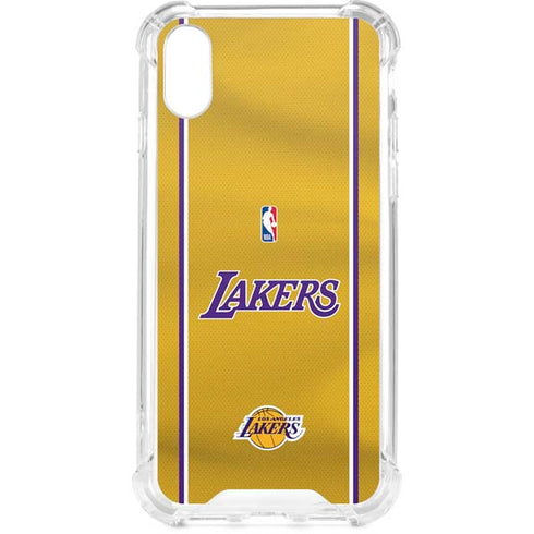 NBA Los Angeles Lakers Jersey iPhone XS Clear Case