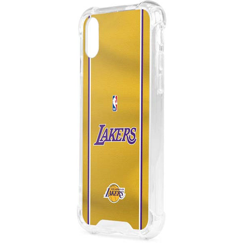NBA Los Angeles Lakers Jersey iPhone XS Clear Case